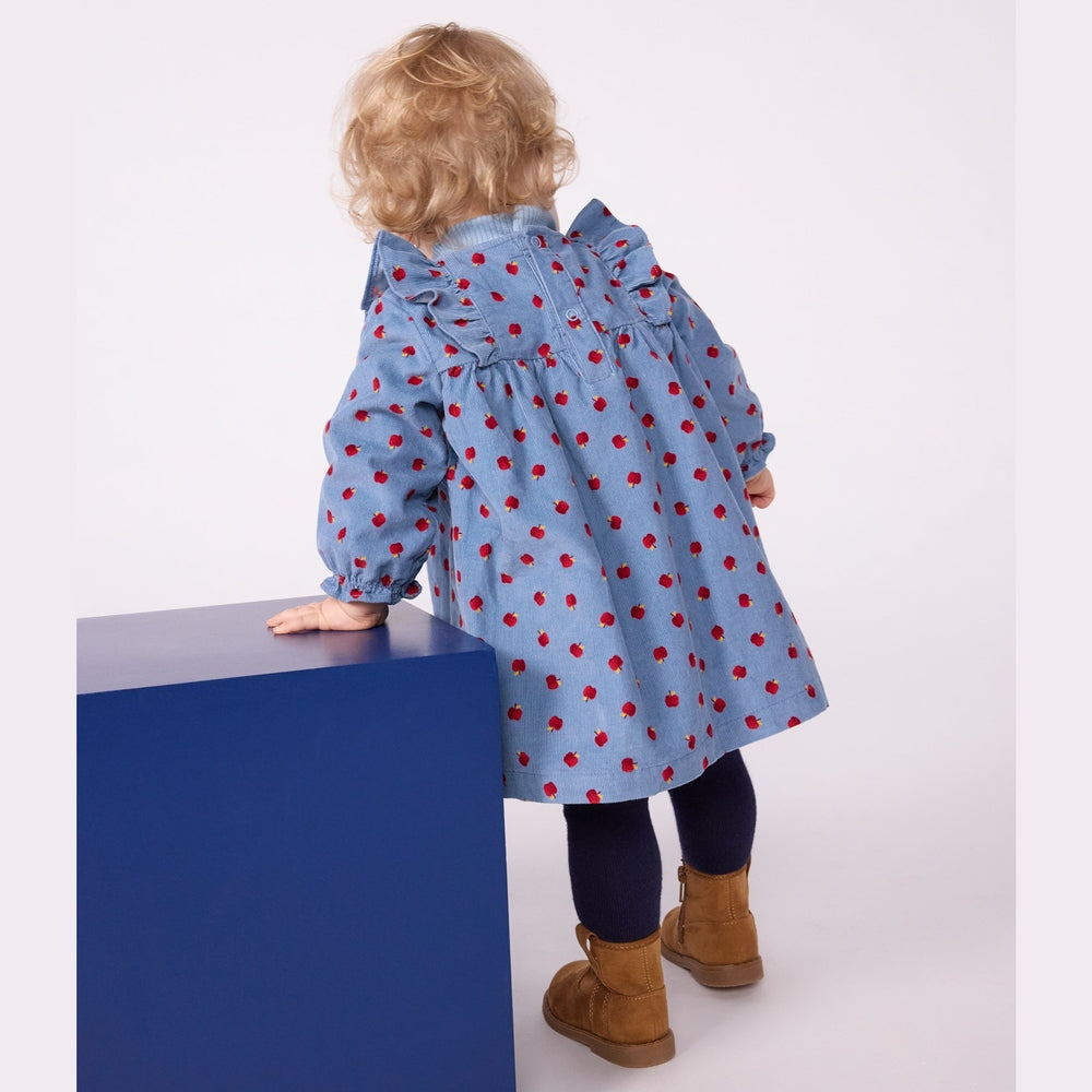 Petit Bateau Jurk Met Ruches - Appeltjes