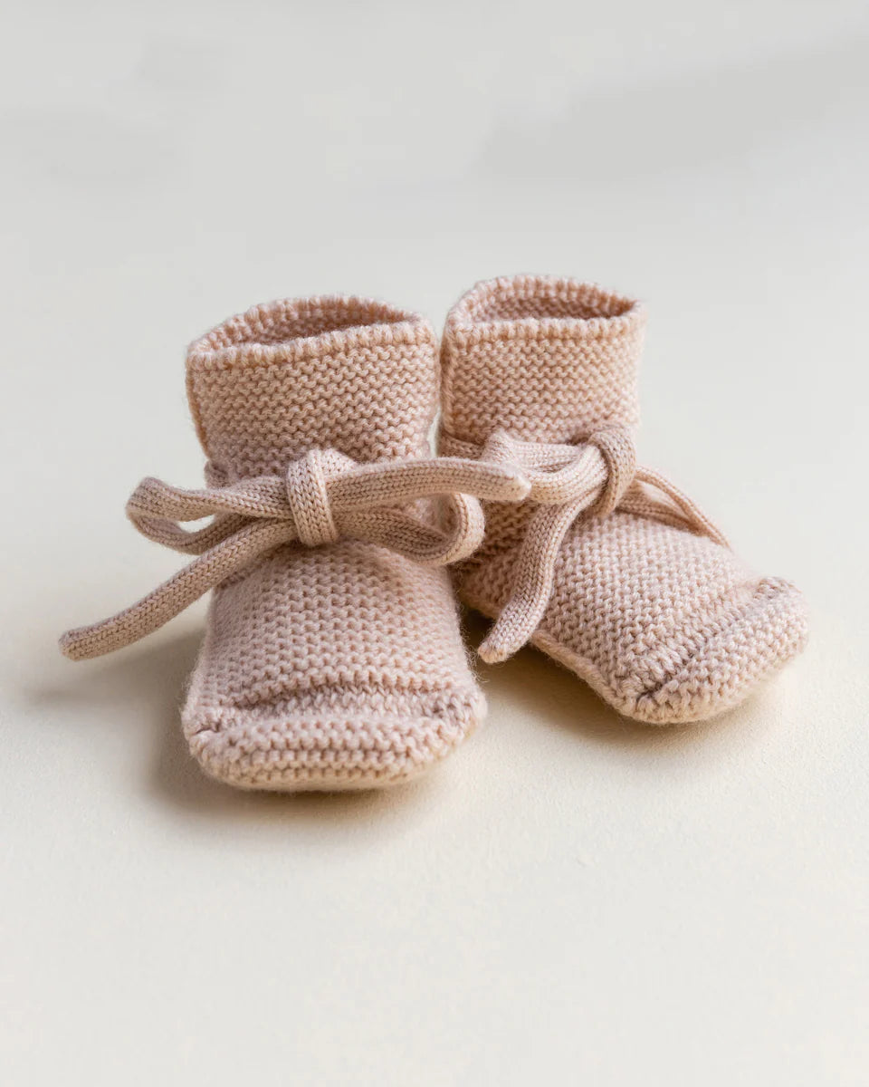 Hvid Original Booties 0-9m - Apricot