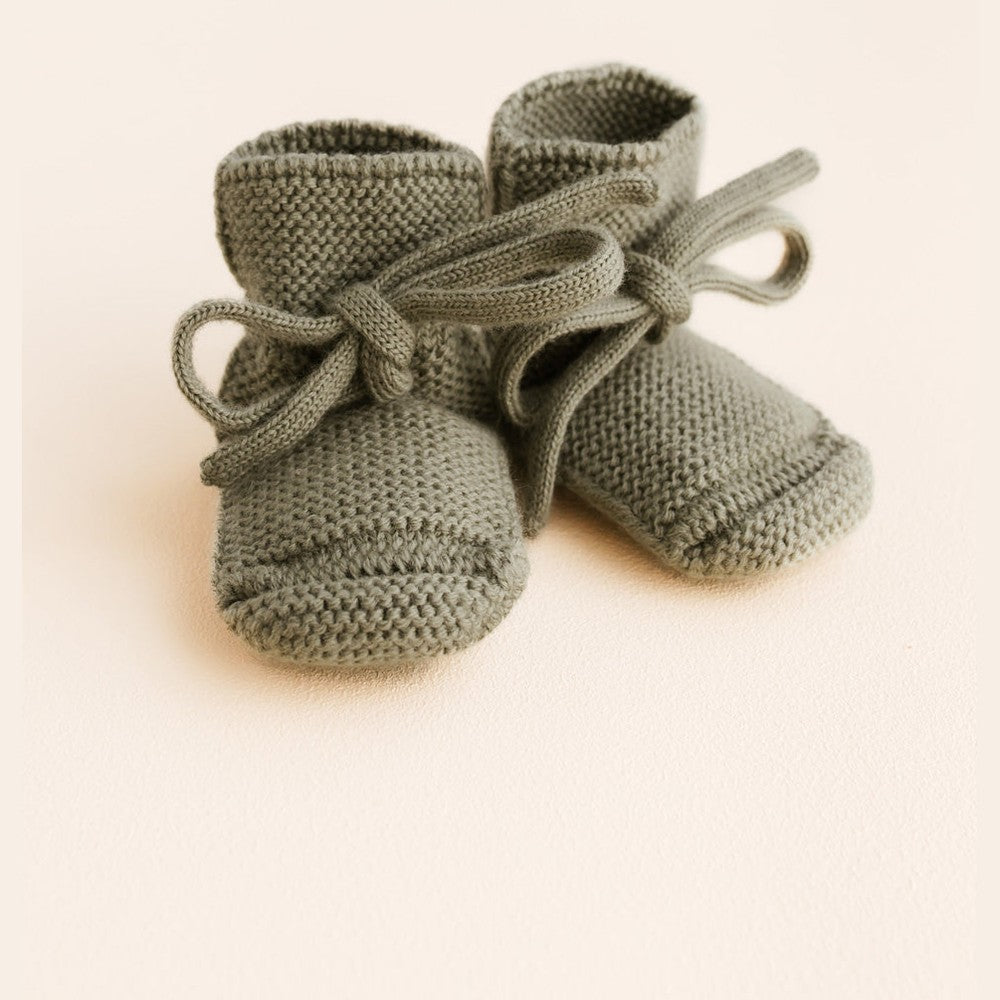 Hvid Original Booties 0-9m - Artichoke