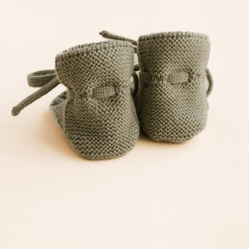 Hvid Original Booties 0-9m - Artichoke