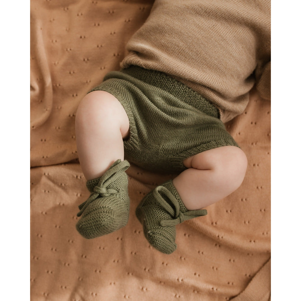 Hvid Original Booties 0-9m - Artichoke