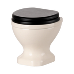 Maileg Toilet - Zwart/Wit