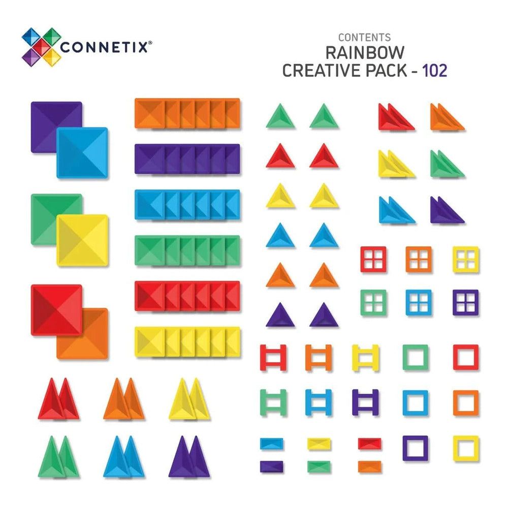 Connetix Rainbow Creative Pack | 102 onderdelen