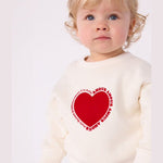 Katoenen Sweatshirt met Hartmotief