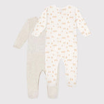 Petit Bateau | Set van 2 Babypyjama,s