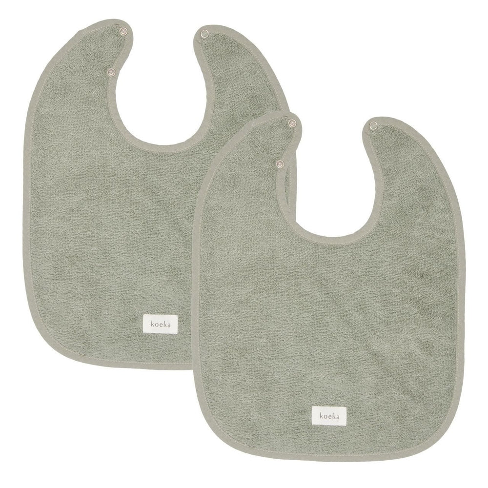 Koeka Slabbetjes 2-pack - Shadow Green