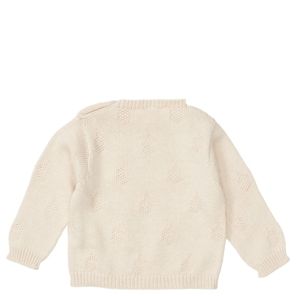 Baby Sweater Nuts - Blanc chaud