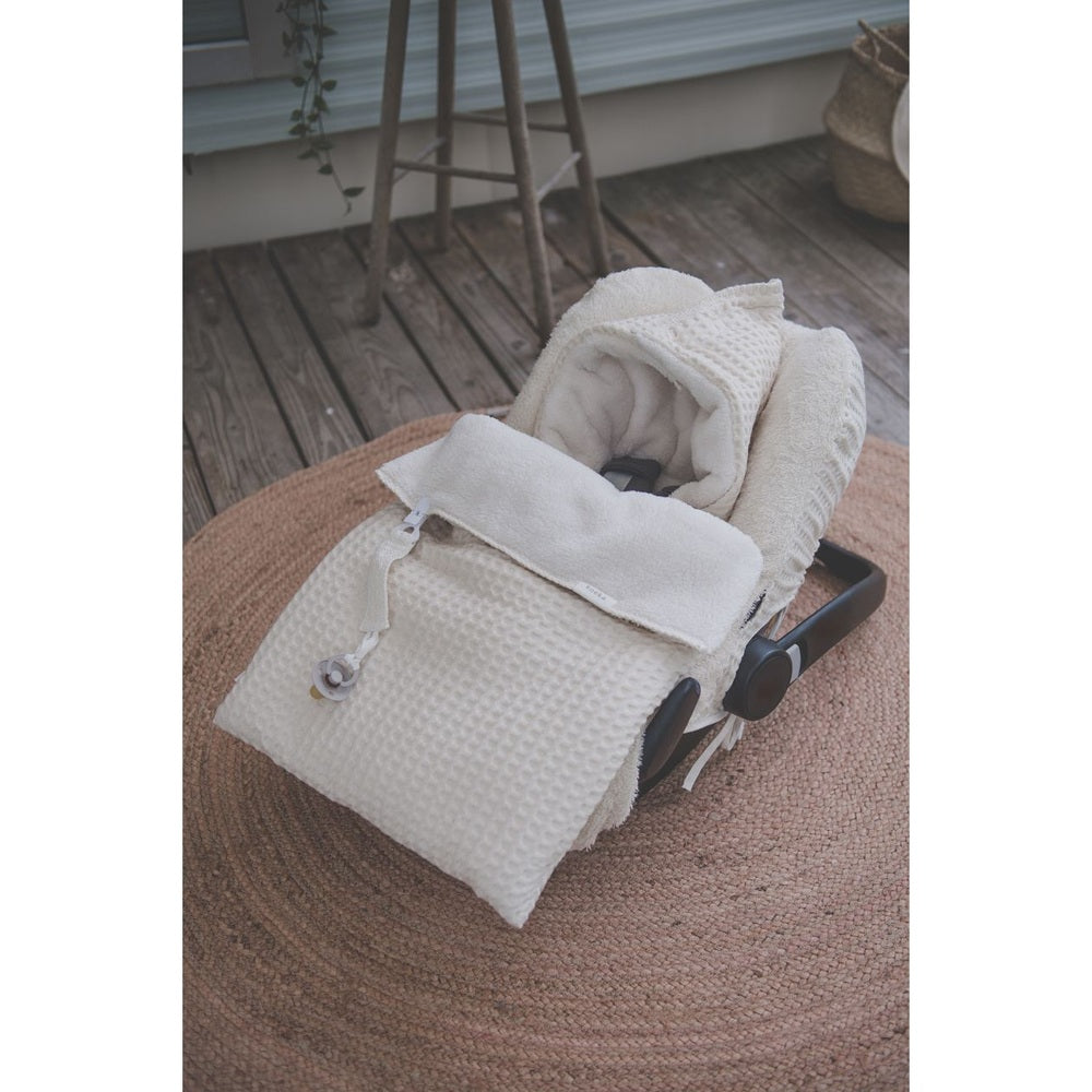 Koeka Voetenzak 0+ 3/5Punts Wafel/Teddy Oslo Natural/Pebble