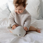 Hartslag Comforter Moby - Walvis - Grijs