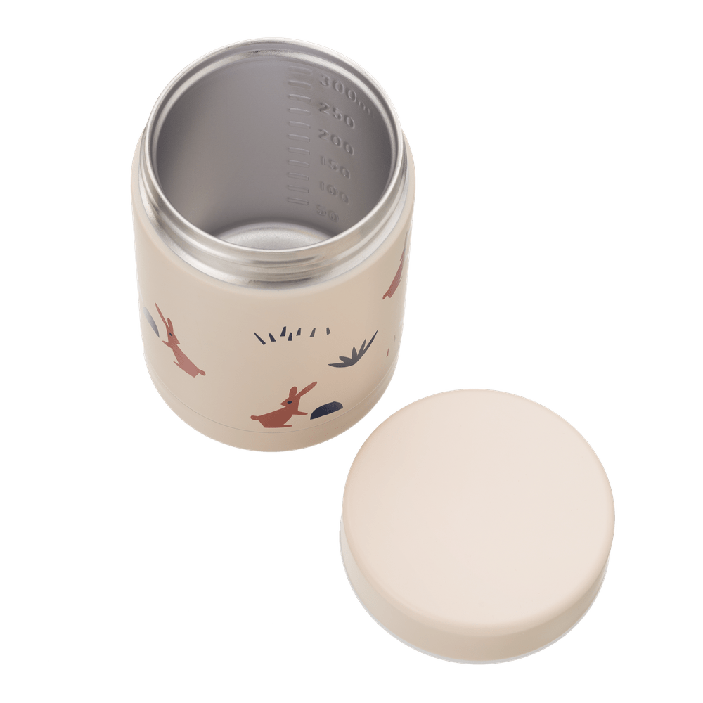 Fresk Bewaarpot/Thermos Voedselcontainer / Food Jar - Rabbit Sandshell