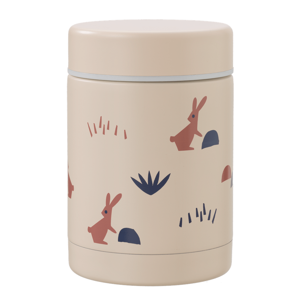 Fresk Bewaarpot/Thermos Voedselcontainer / Food Jar - Rabbit Sandshell