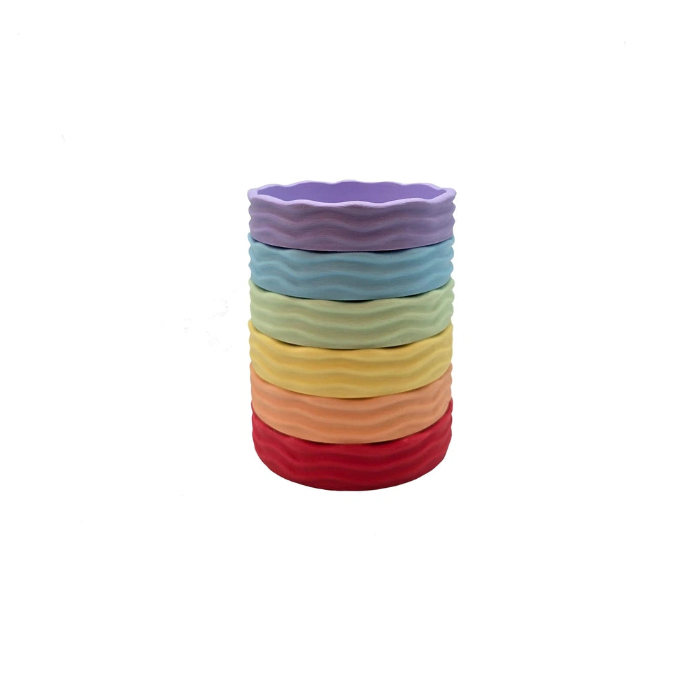 Grennn Kleurrijke Speelbakjes - Grennn x Little Botanic Label Waves