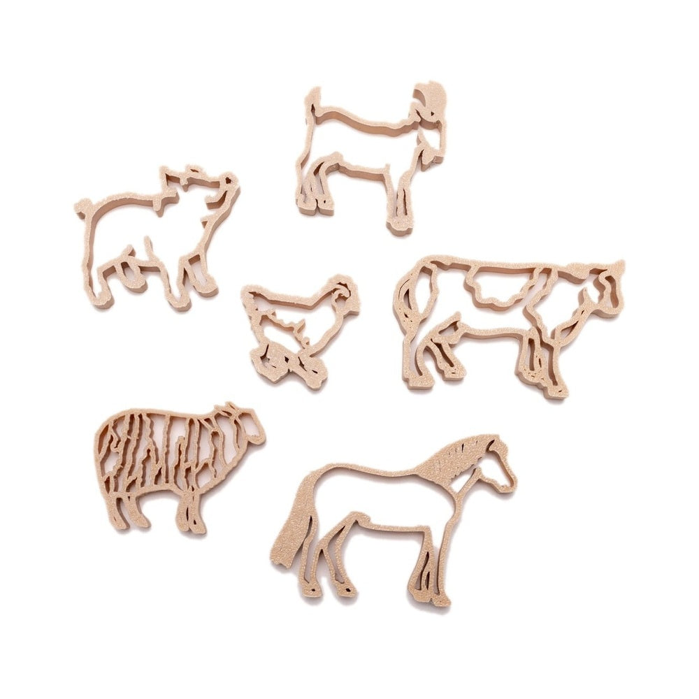 Grennn boerderij dieren uitsteker