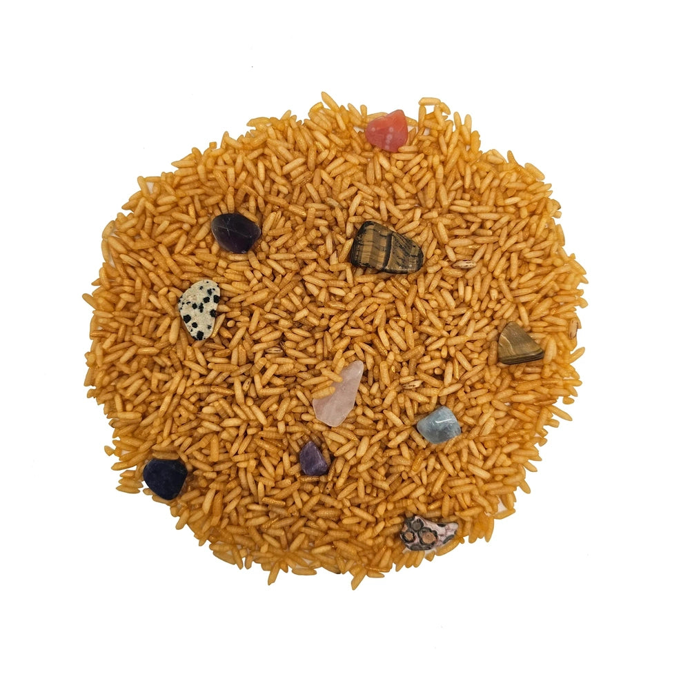 Grennn speelrijst Edelstenenmix 750 gram