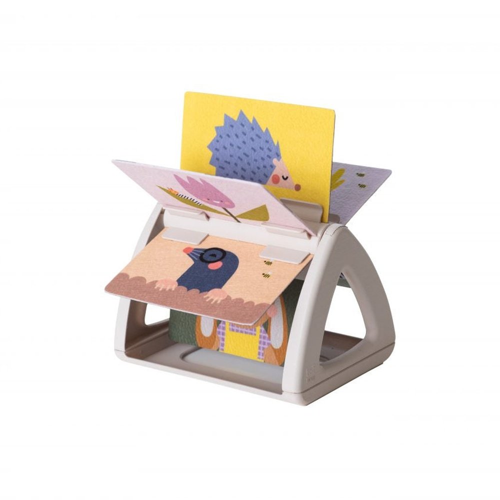Tummy time spinning book