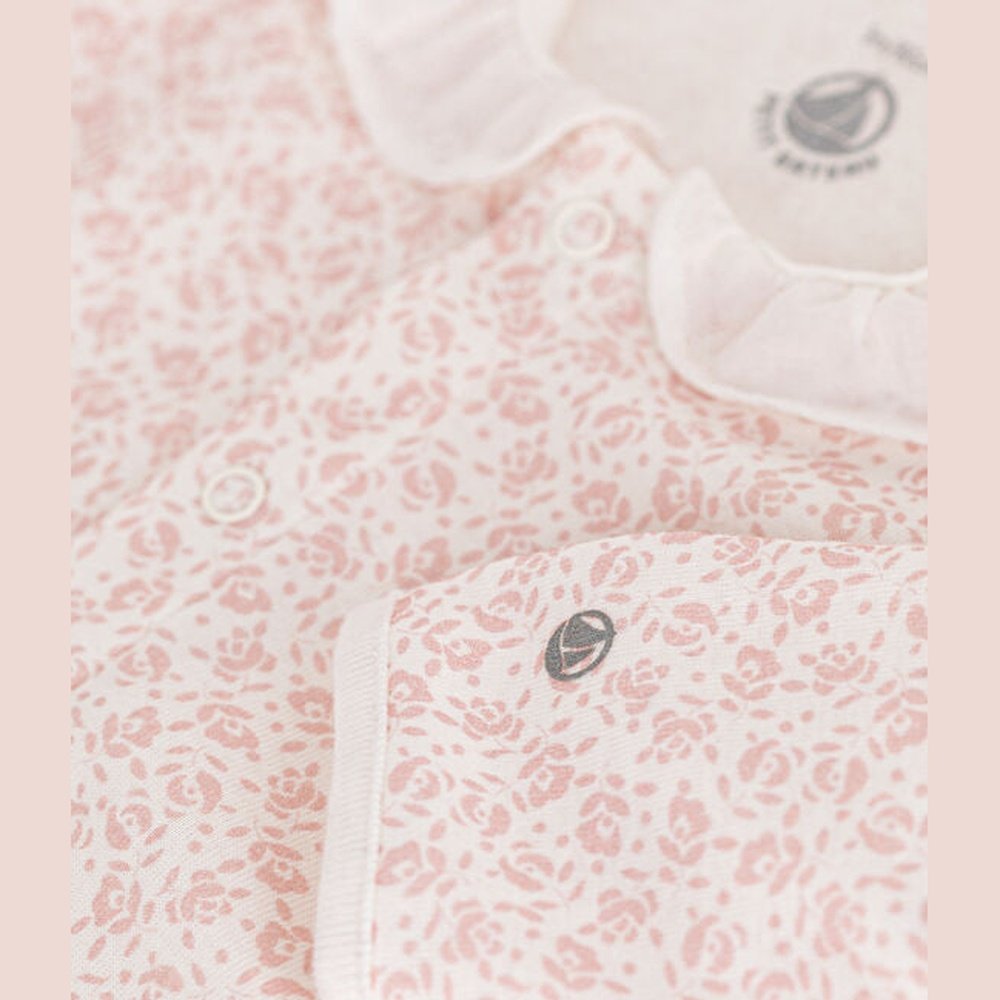 Katoenen Baby Pyjama met Bloemenprint
