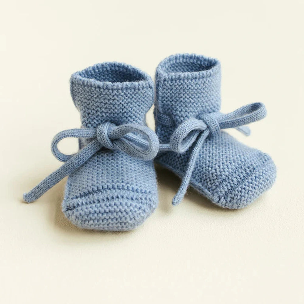 Hvid Original Booties 0-9m - Hellblau
