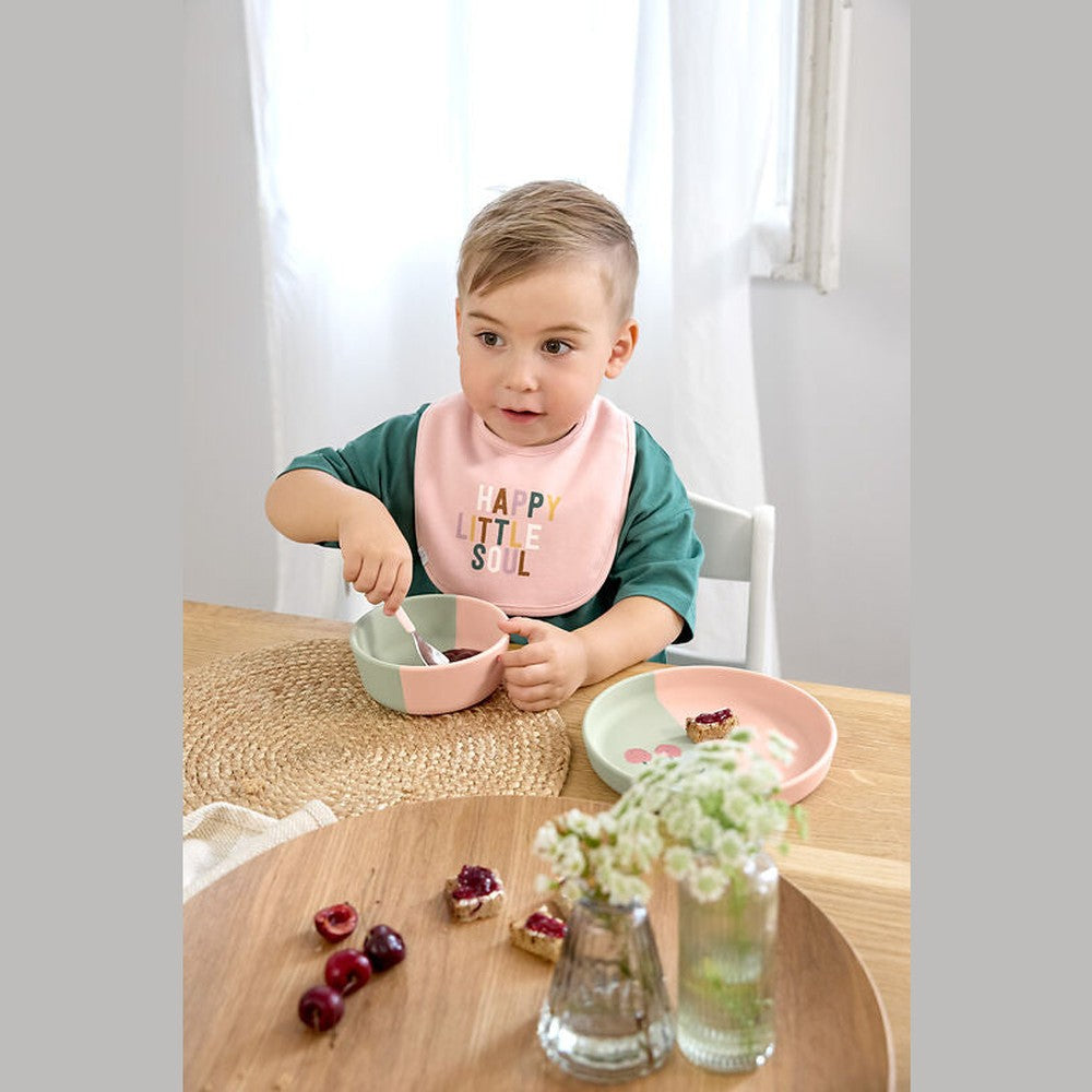 Lässig Siliconen bordje - Happy Fruits Cherry