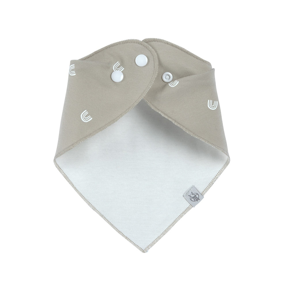 Lässig Baby Bandana slabbetjes 2 St. - Rainbow/ Beige