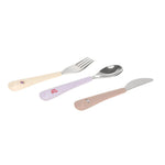 Lässig Kinderbestek Met Siliconen Grip - Tiny Team Cat