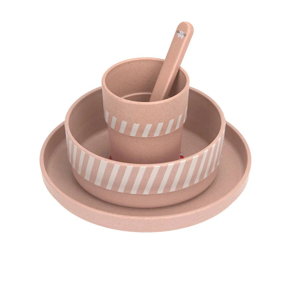 Lässig – Eetset PP/Cellulose Tiny Team Cat