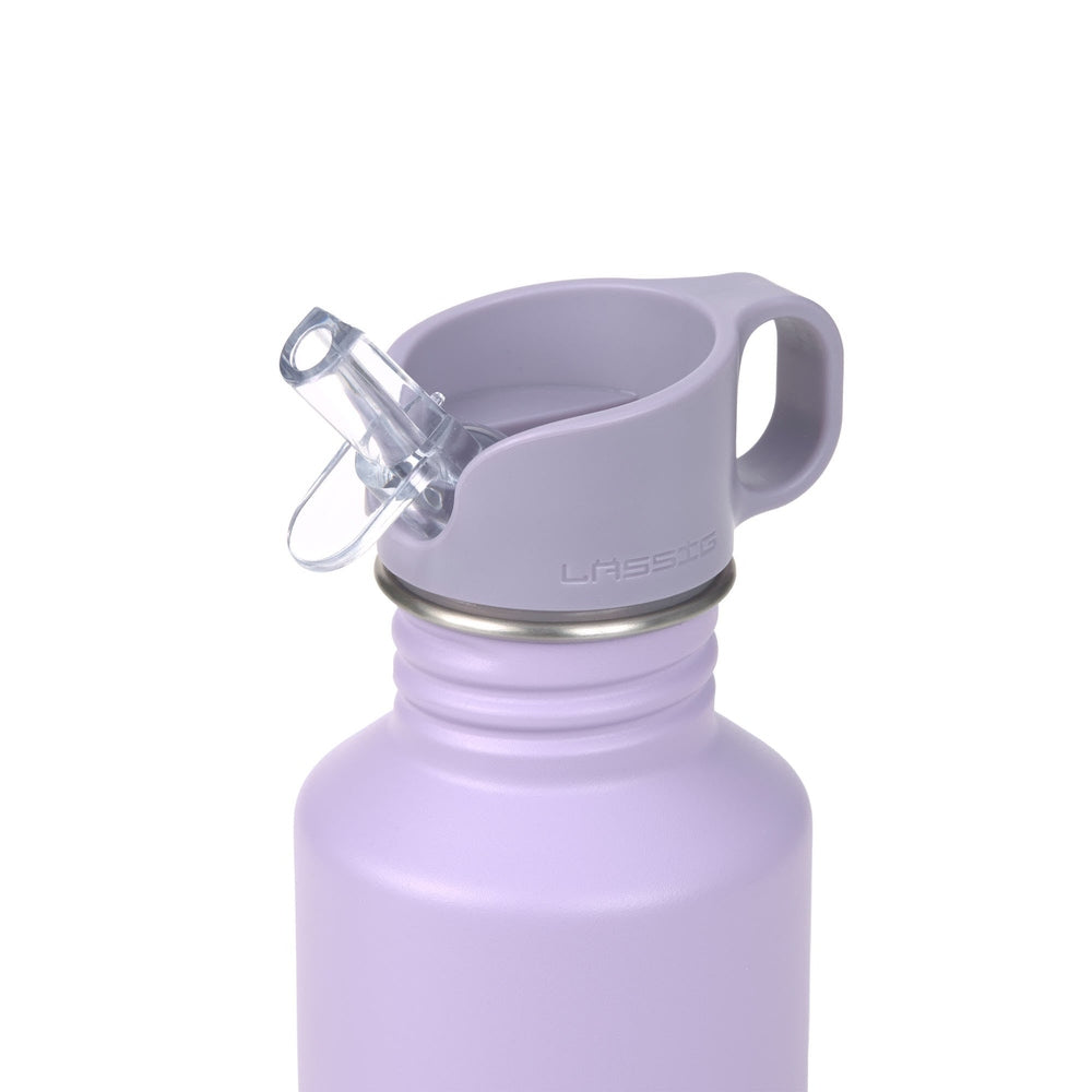 Lässig Drinkfles RVS Little Gang 500 Ml - Heart Lilac