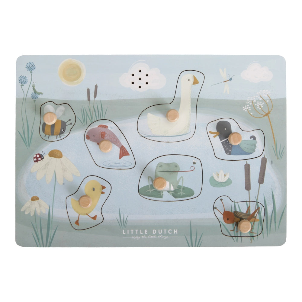 Little Dutch Houten Geluidenpuzzel Little Goose