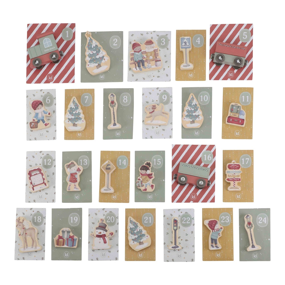 Little dutch Advent kalender Treinbaan