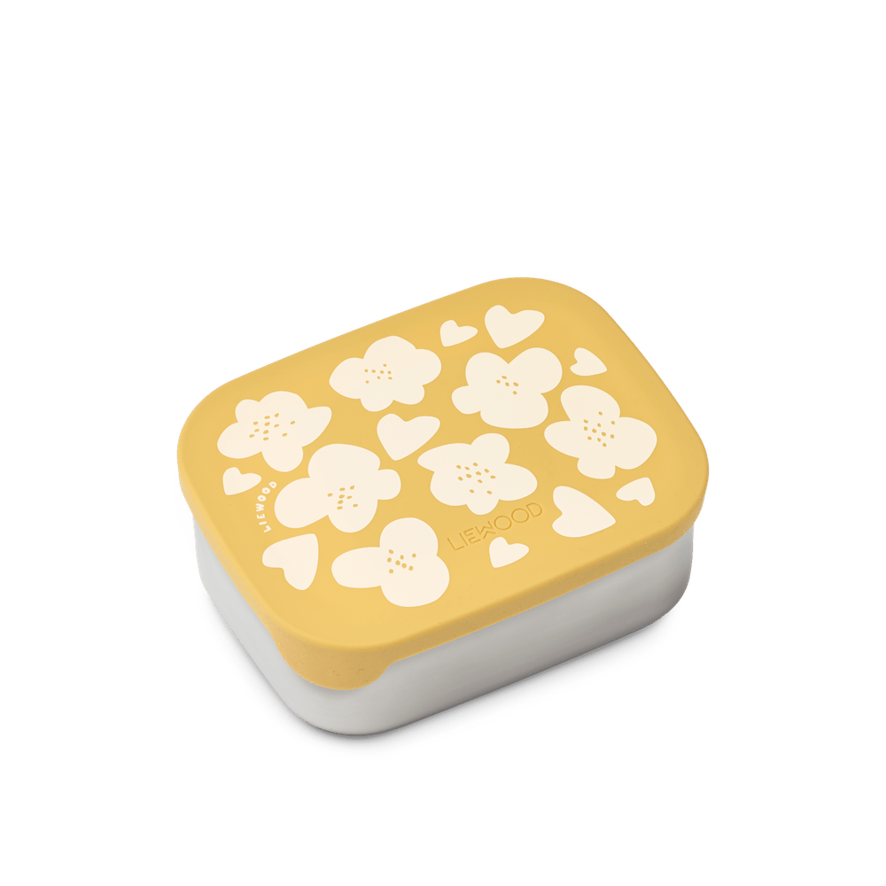 Liewood Arthur Bedrukte Lunchbox - Flower / Lemon Yellow