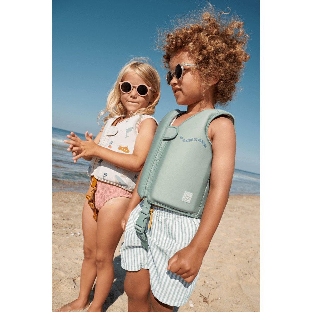Liewood Zwemvest Voor Kinderen Dove It Comes In Waves / Peppermint