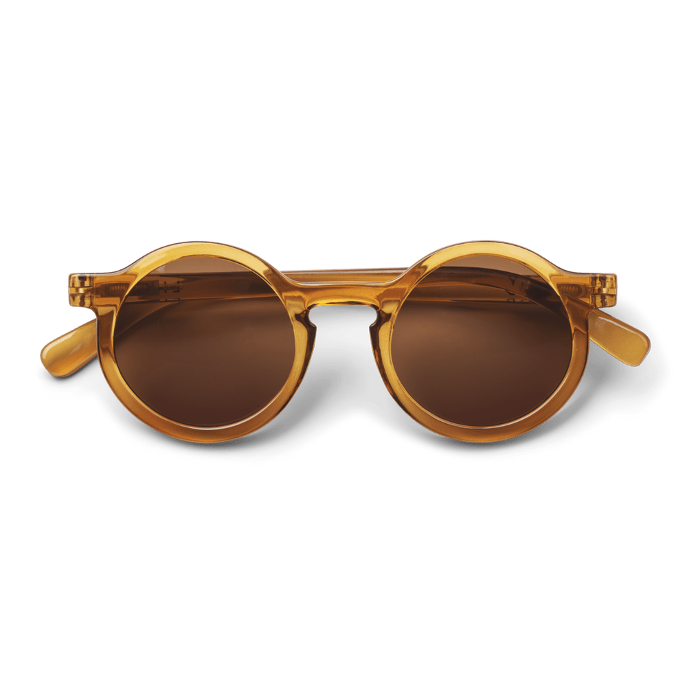 Liewood Darla Zonnebril Voor Kinderen 4-10 Jaar - Mustard Transparent