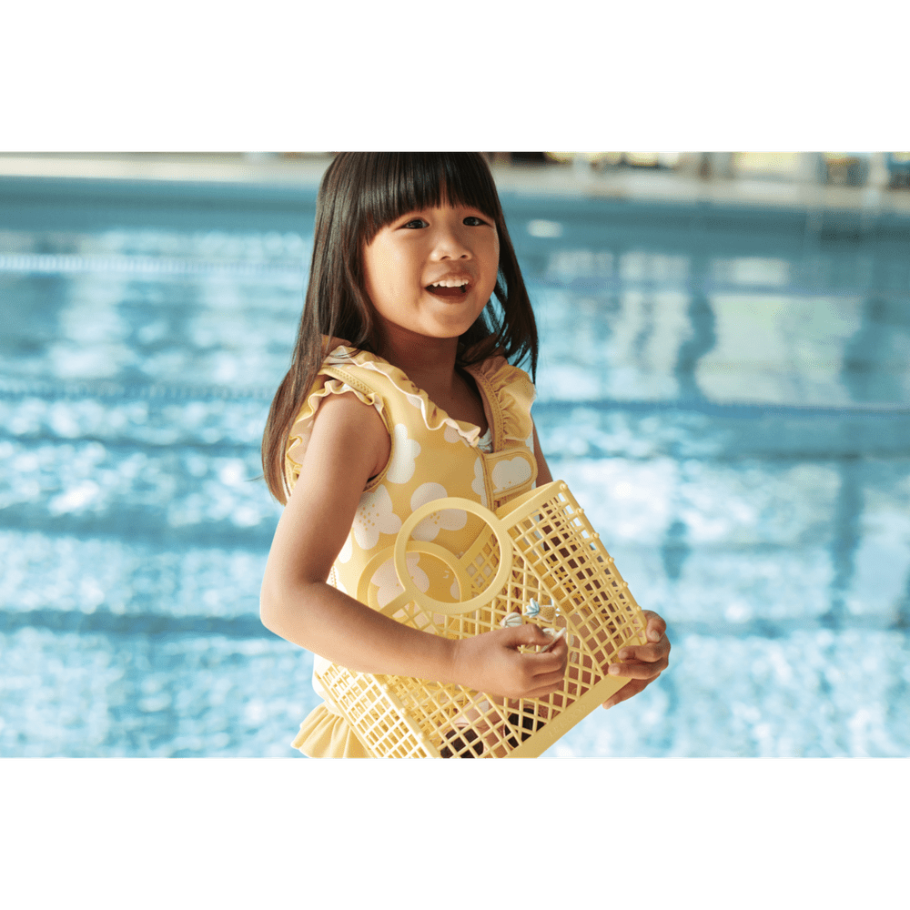 Liewood Dove Zwemvest Voor Kinderen Met Ruches - Flower / Lemon Yellow