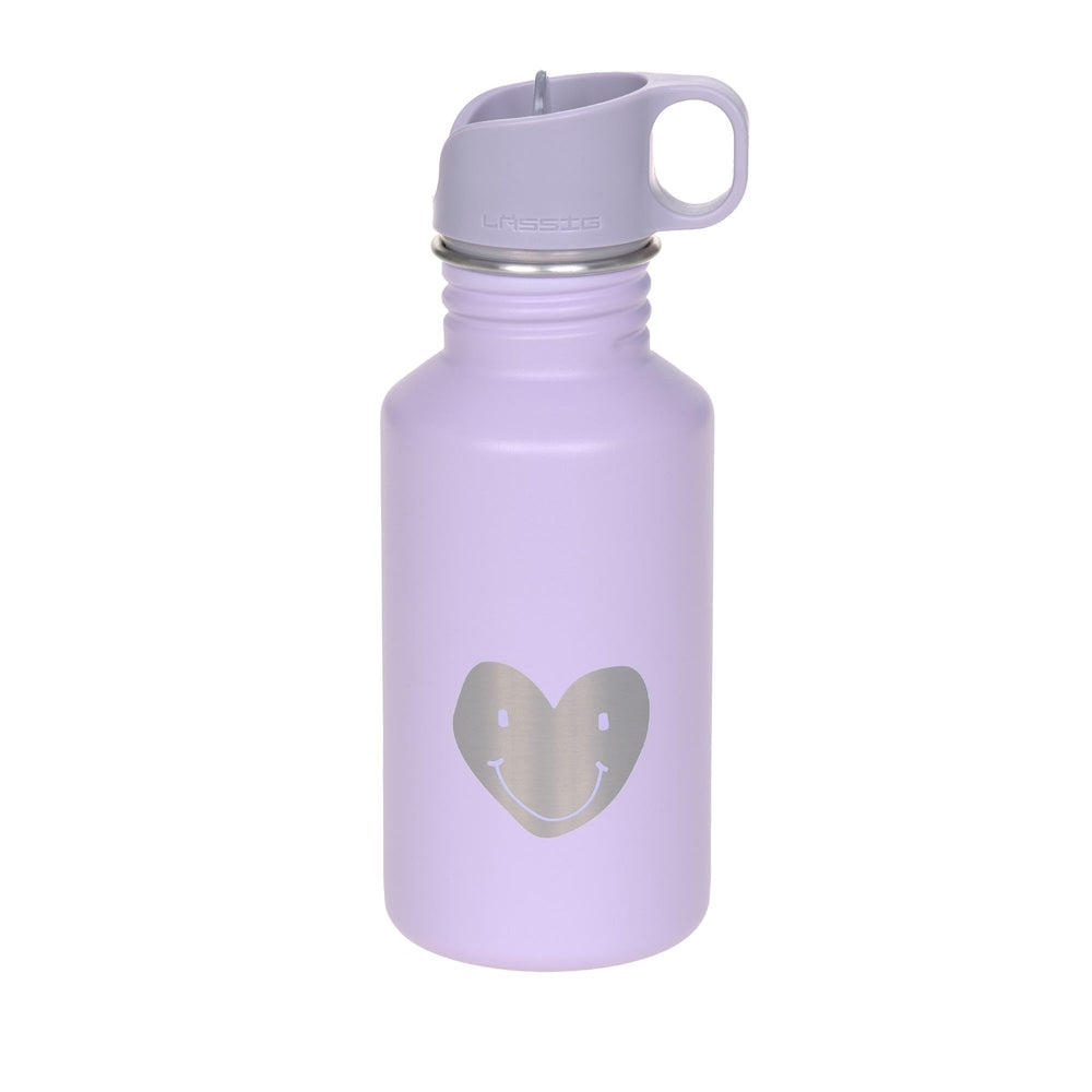 Lässig Drinkfles RVS Little Gang 500 Ml - Heart Lilac