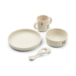 Liewood Eetset - Vivi Printed Tableware Set - Peach Sea Shell Mix