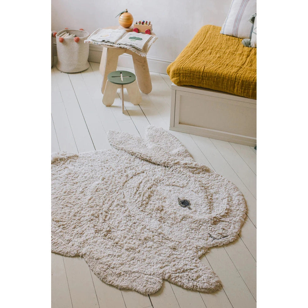 Lorena Canals Wasbaar Tapijt Bunny 135x135cm
