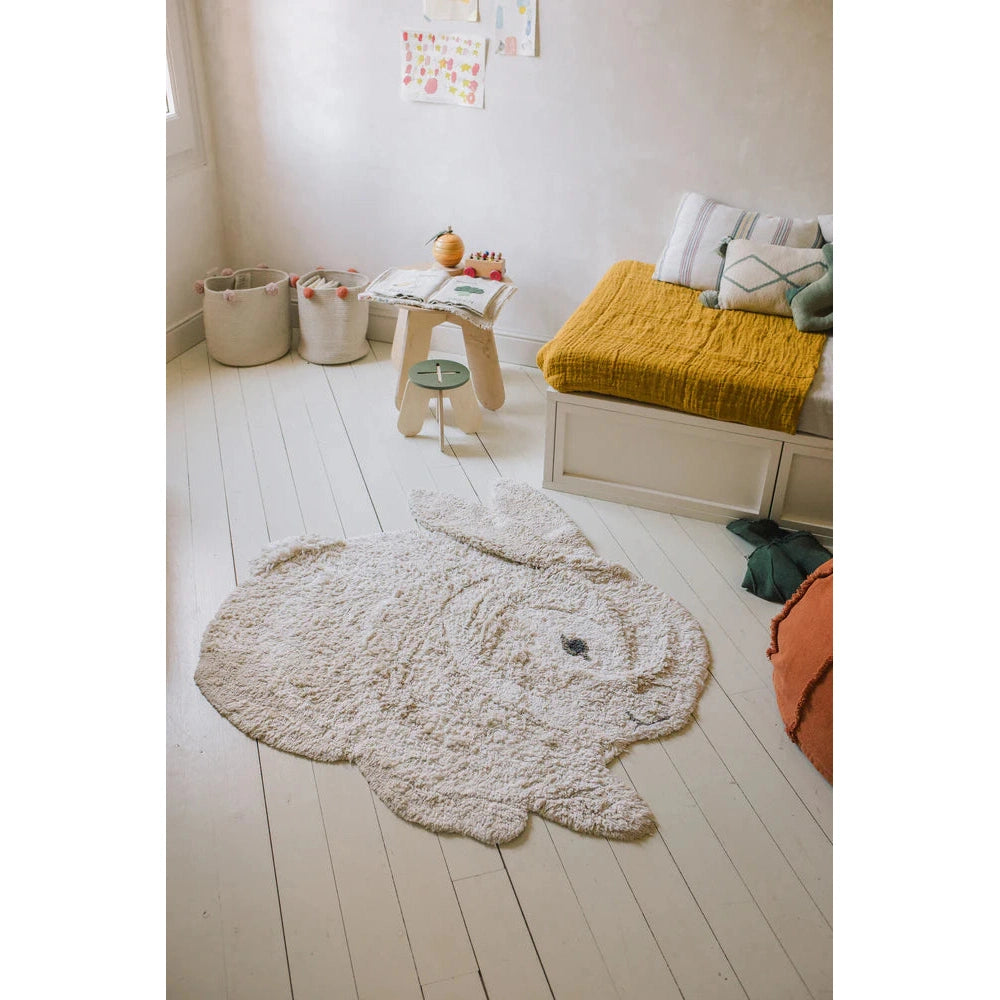 Lorena Canals Wasbaar Tapijt Bunny 135x135cm