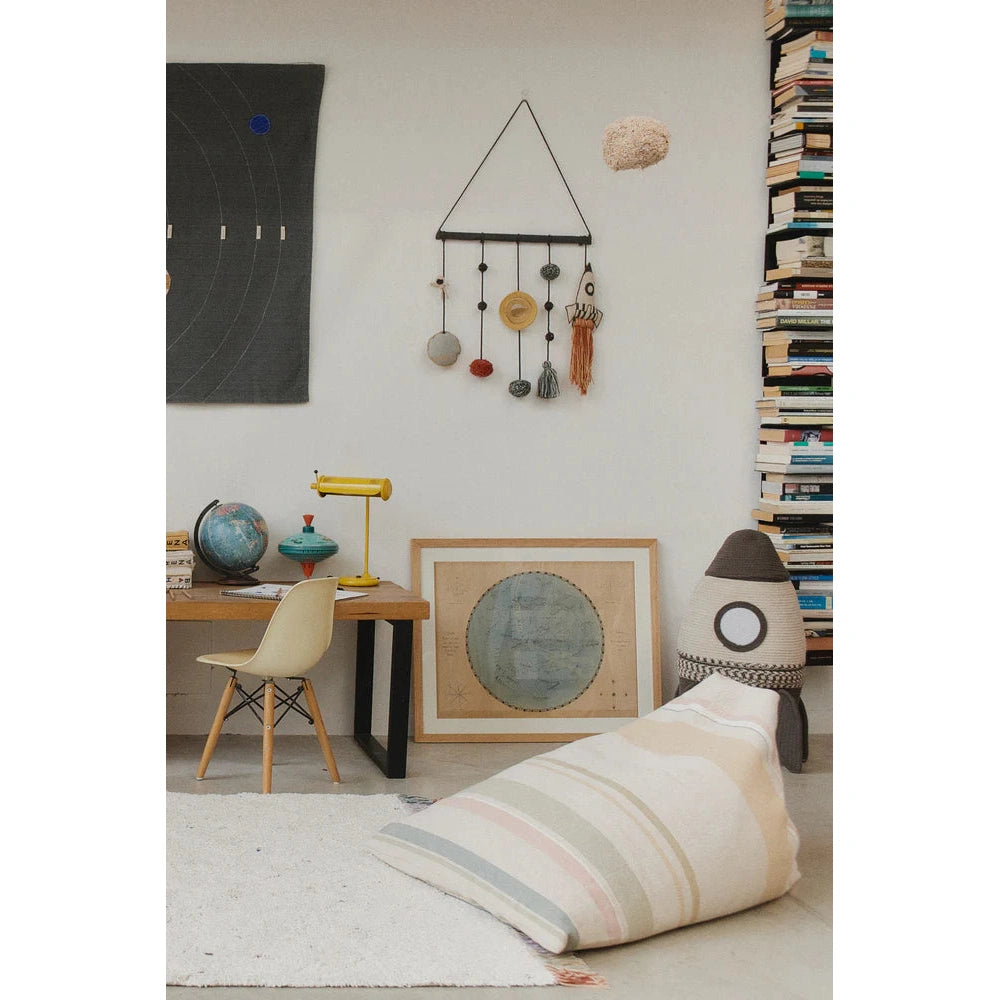 Lorenal Canals Poef Cleo Multi Stripe