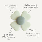 Mushie Spinner Met Zuignap - Klavertje Vier