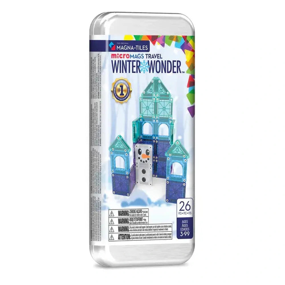 Magna-Tiles Micro Mags Reisset Winter Wonder Editie | 26 Onderdelen