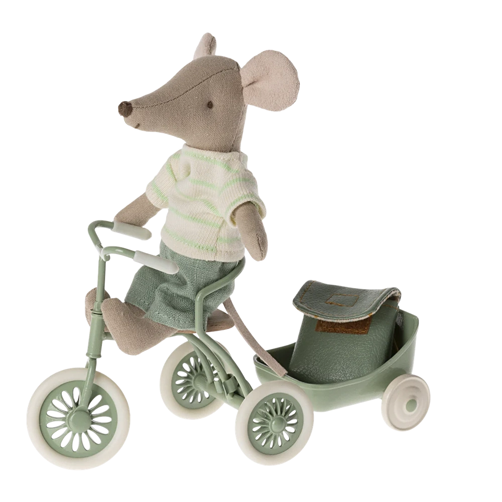 Maileg | Miniatuur Fiets / Tricycle Muis - Big Brother