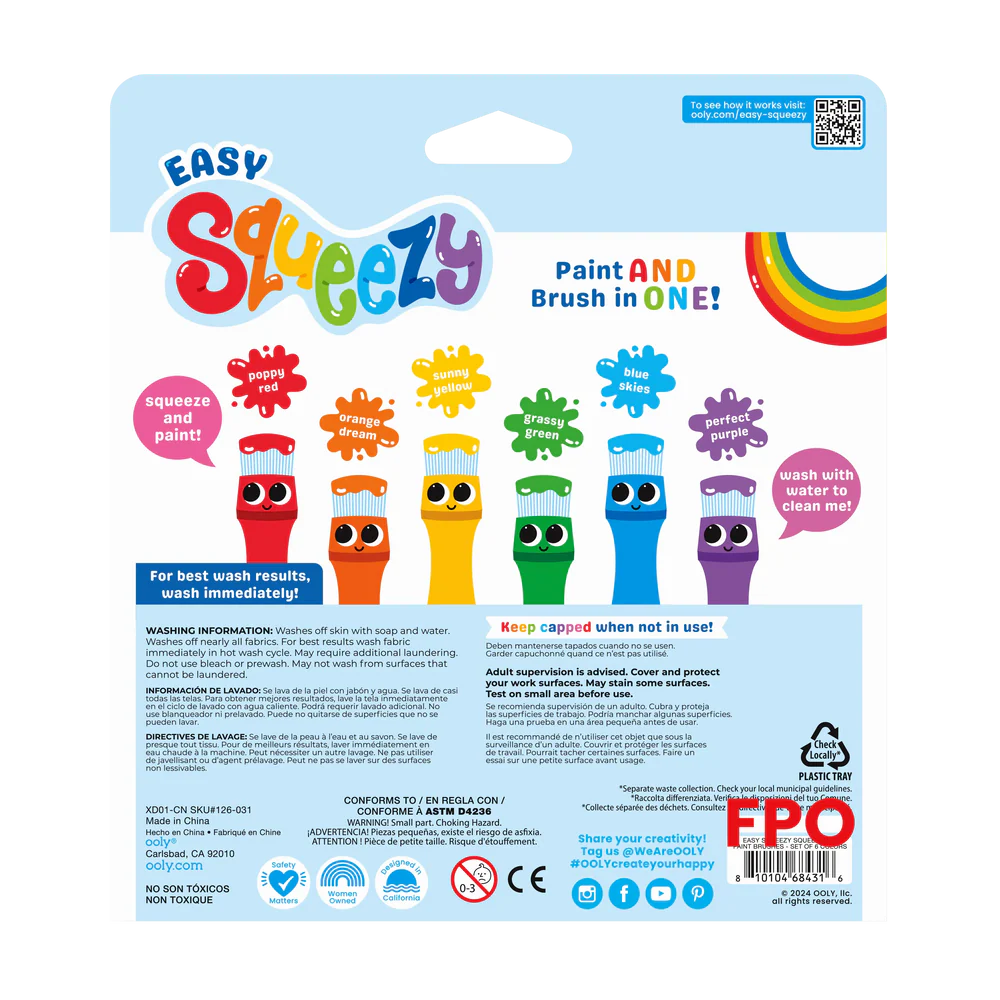 Ooly Squeezy All-In-One Verfset