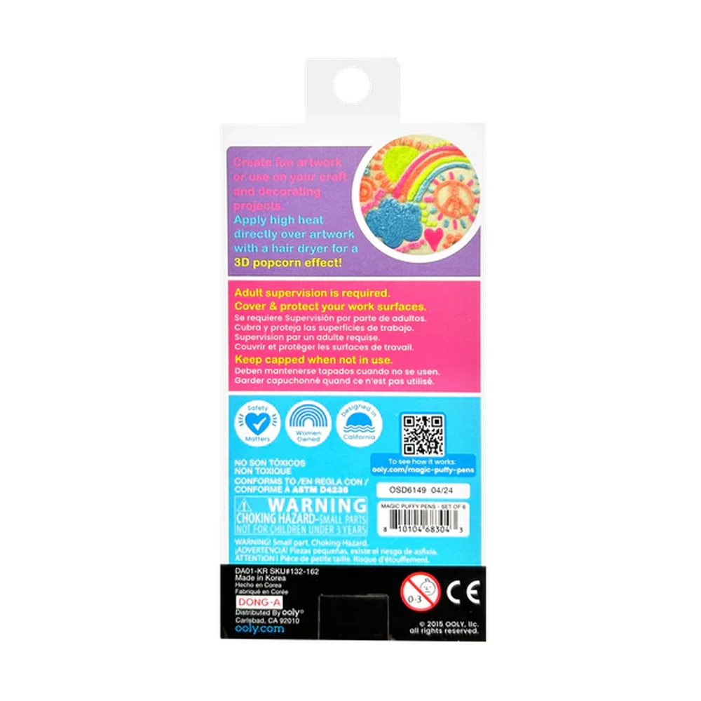 Ooly Magic Puffy Pens
