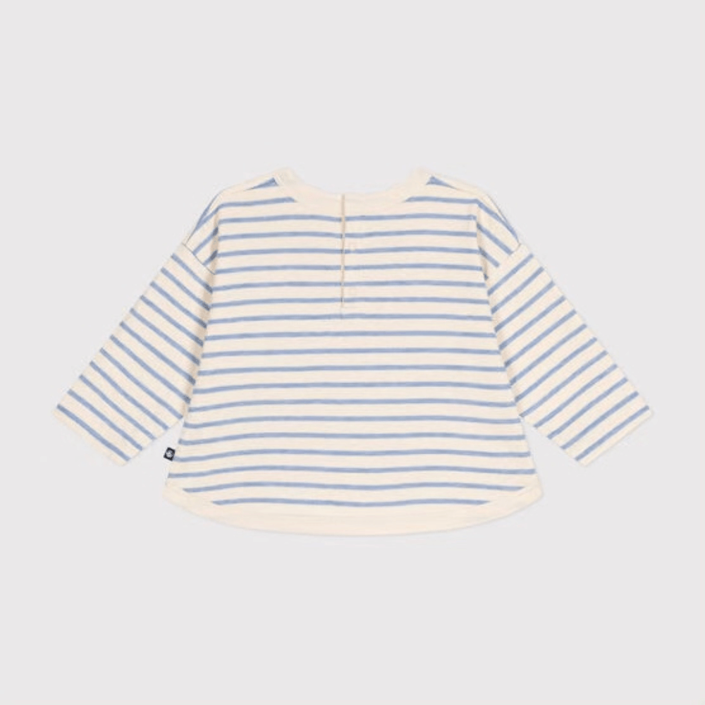 Petit Bateau | Baby T-shirt Met Lange Mouwen In Tubic - C’est L’amour