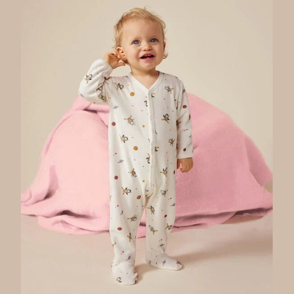 Petit Bateau Unisex Baby Schlafanzug – Mit Druckknopf-Rücken, Weich & Bequem, Für Guten Schlaf