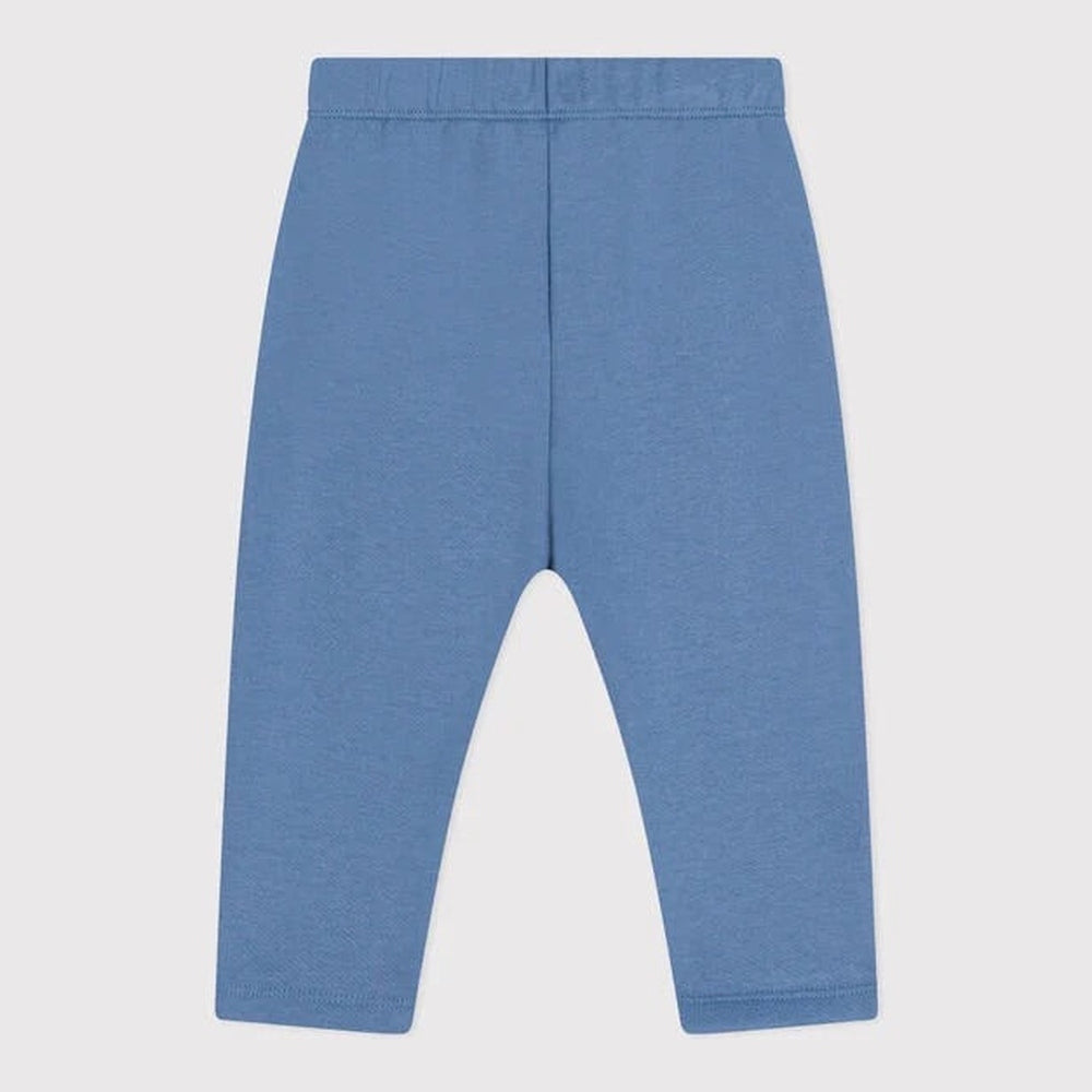 Petit Bateau | Fleece Babybroekje - Beach Blauw