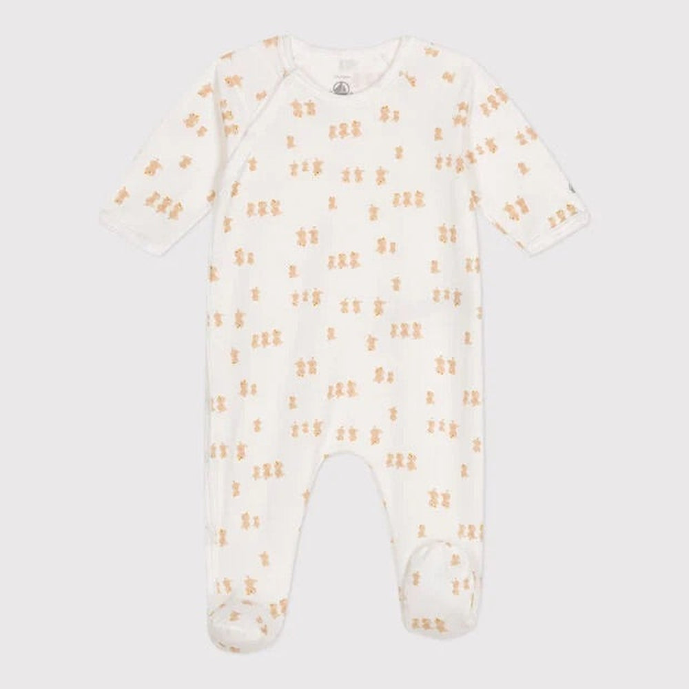 Petit Bateau | Fleece Babypyjama - Kuikentjes