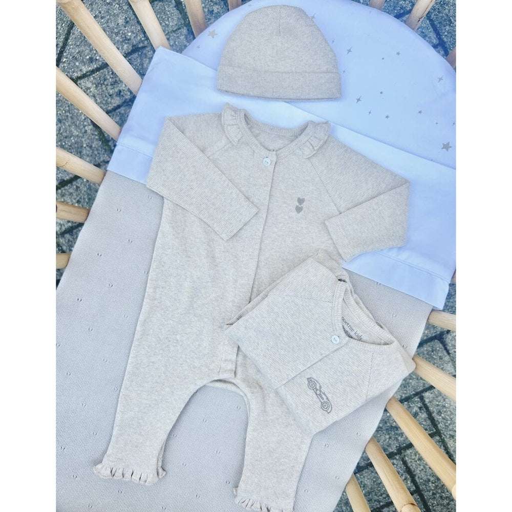 Poetree Kids Olivia Babypakje Rib - Sand