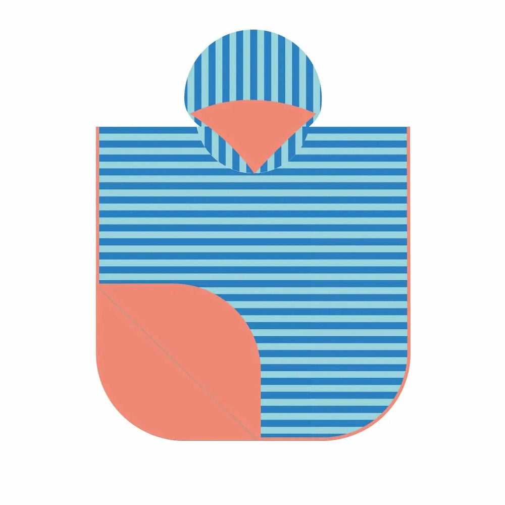 Quut - Poncho Hoodie - 60x60 Ocean