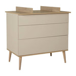 QUAX FLOW CLAY & OAK COMMODE