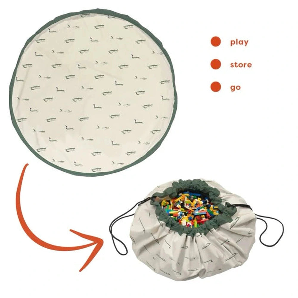 Play & Go Croco Opbergzak en Speelmat